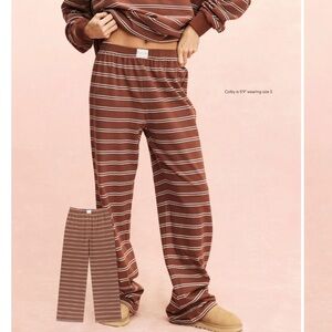 PARKE Striped Boxer Pants